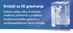 Kristali za 3D graviranje